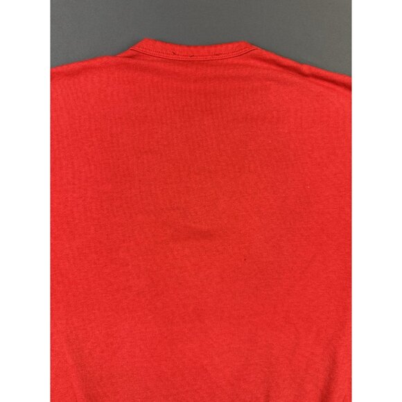 Rare Vintage 80s Patagonia Snap Button Blank Red Sweater Long Sleeve Outdoor - Picture 9 of 13